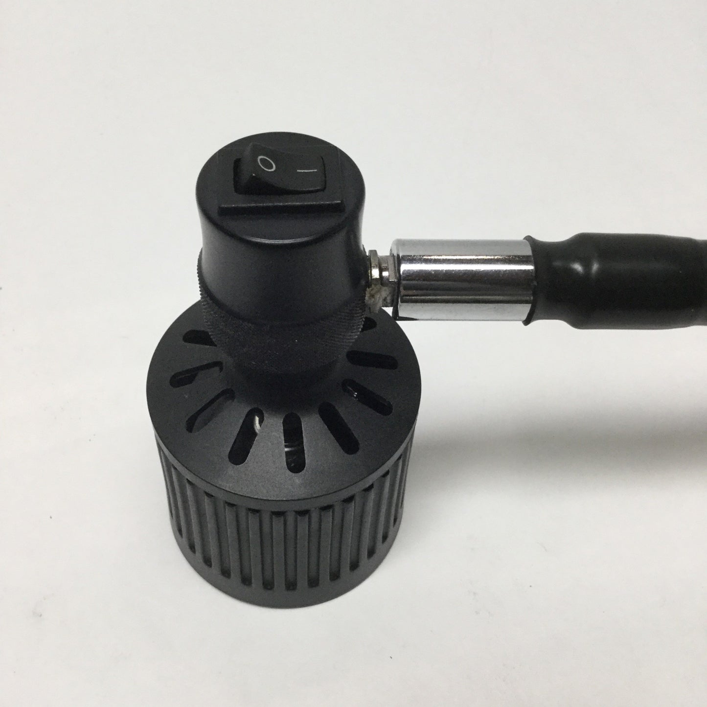 Used Sunnex Halogen Lamp Light 12VDC 20W 15" Gooseneck Flexible Arm, Thread Mount