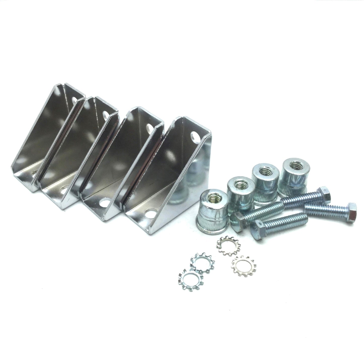 New – Open box Nexel PKB Wall Bracket Post Mount Kit, 4x Right Angles and 4x 22mm ID Mounts