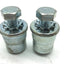 Used Nexel PKB Wall Bracket Post Mount Kit, 2x Right Angles and 2x 22mm ID Mounts