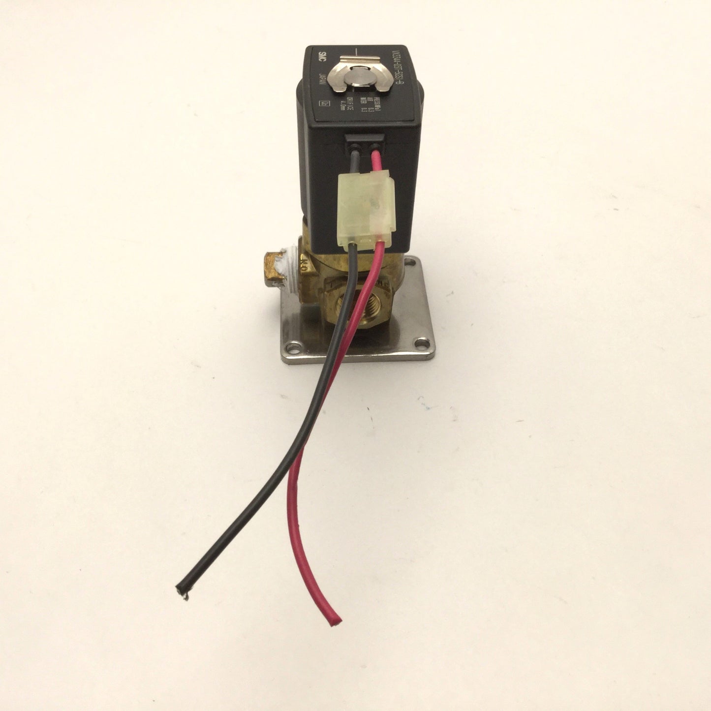 Used SMC VX3344-03T-5GS1-B 3-Way Media Solenoid Valve 3/8" NPT 24VDC Coil, Air/Water