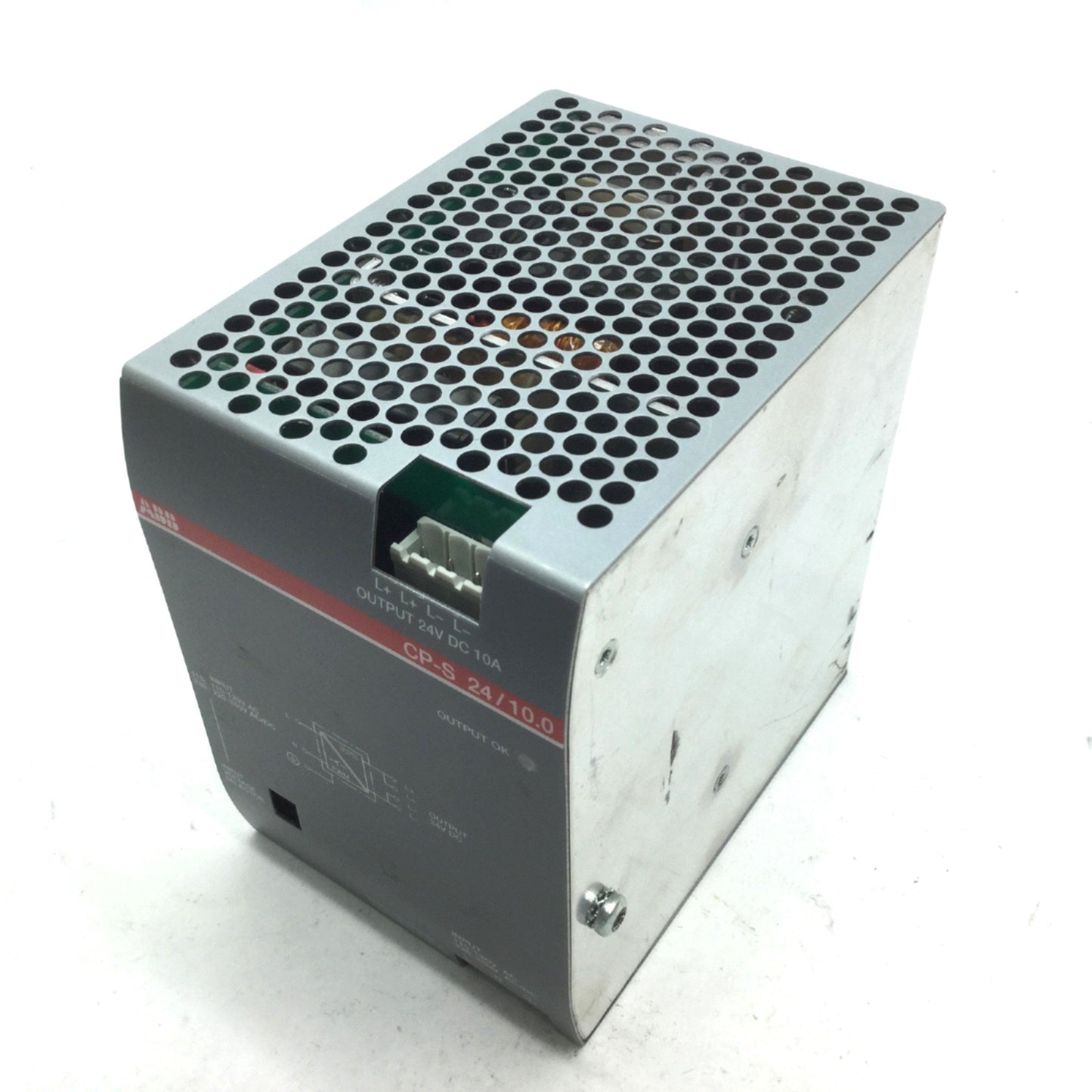 Used ABB Power CP-S 24/10.0 Power Supply Out: 10A at 24VDC, In: 115VAC 220-240V AC/DC