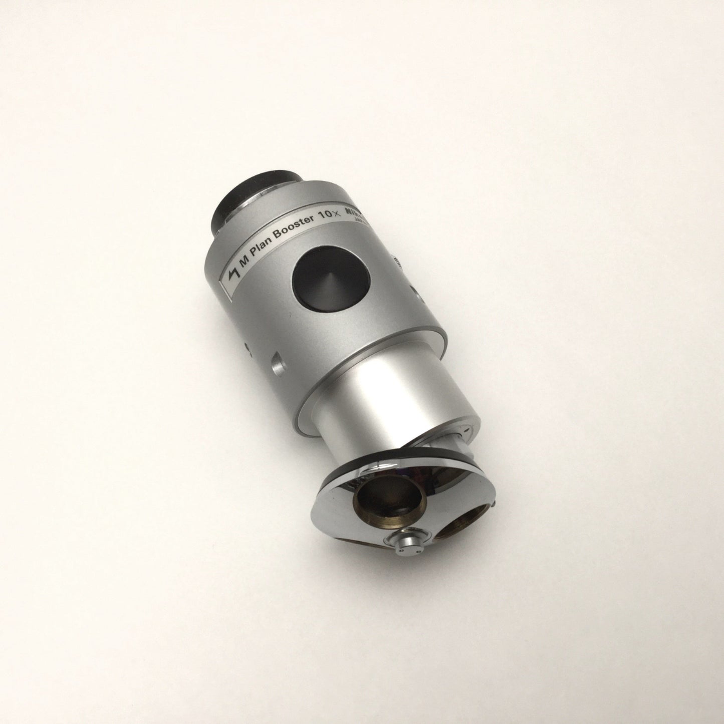 Used Nikon M Plan Booster 10X 3-Position Mplan Adaptor/Nosepiece For Nikon Comparator