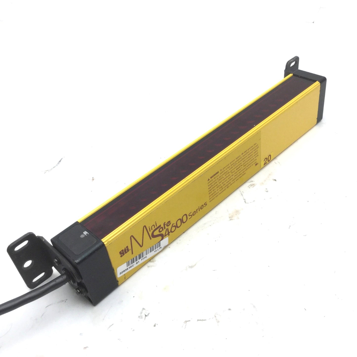 Used STI MiniSafe 4600 Series 70111-1000 Light Curtain, MS46-20-260-X Transmitter