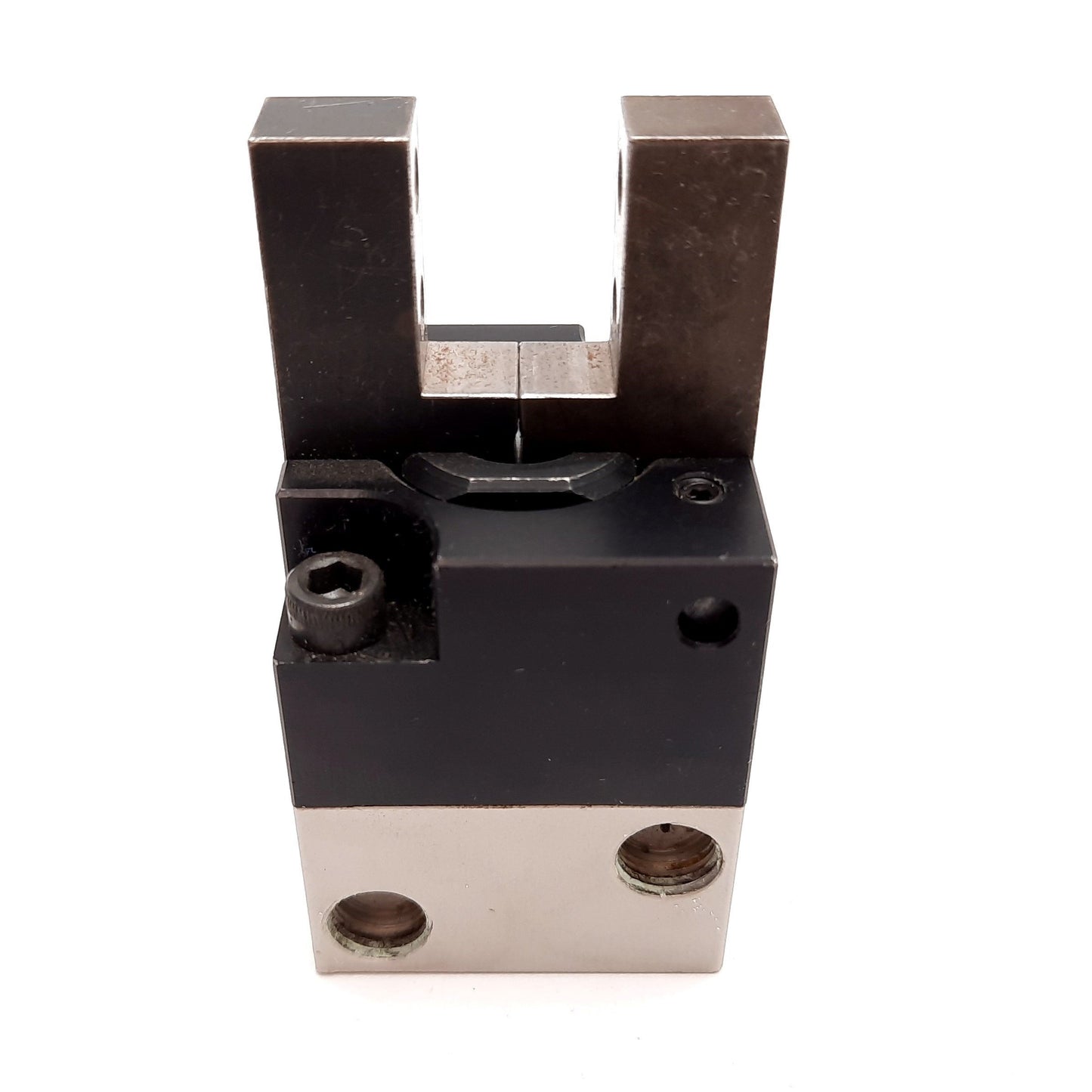 Used Compact SG112-1 Angular Air Gripper, 2-Jaw 1" Length, 1.125" Bore, 1/8" NPT