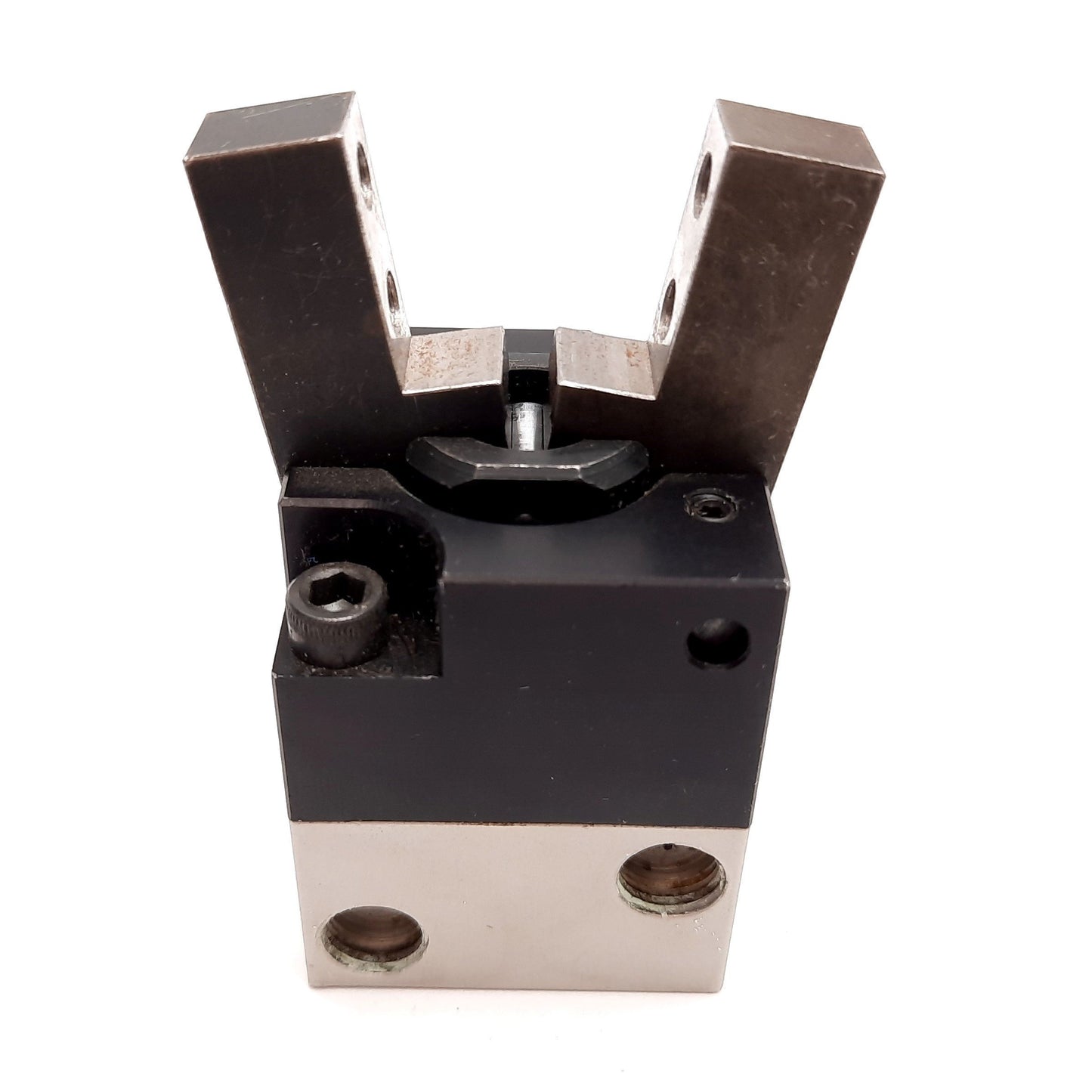 Used Compact SG112-1 Angular Air Gripper, 2-Jaw 1" Length, 1.125" Bore, 1/8" NPT