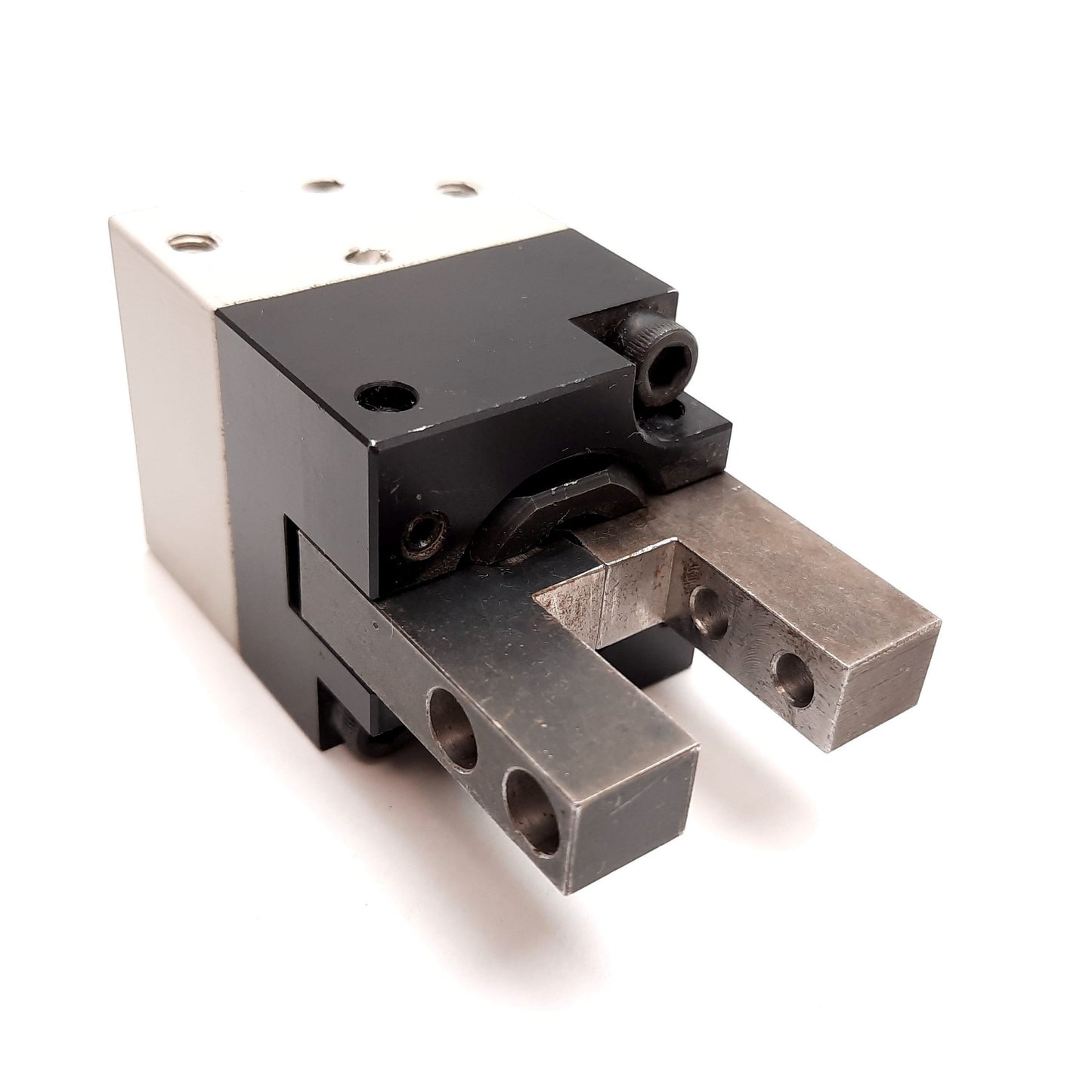 Used Compact SG112-1 Angular Air Gripper, 2-Jaw 1" Length, 1.125" Bore, 1/8" NPT