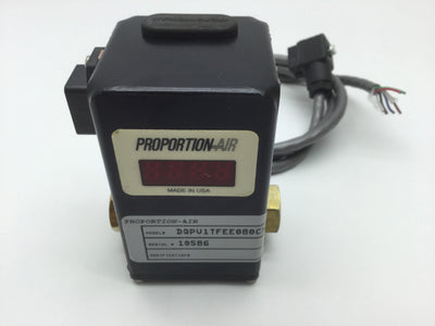 New Proportion-Air DQPV1TFEE080CX Pressure Control Valve, 1/8"NPT, 0-80PSI, 0-10VDC