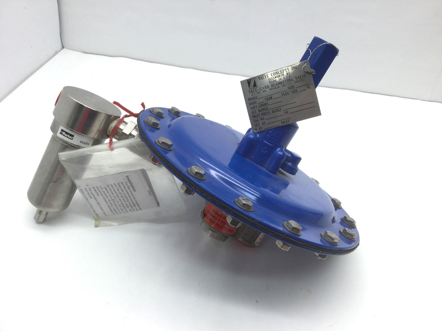 New Cashco Valve Concepts 1088 Vacu-Gard Tank Blanketing Valve Size 1/2" 1.5-3 PSIG