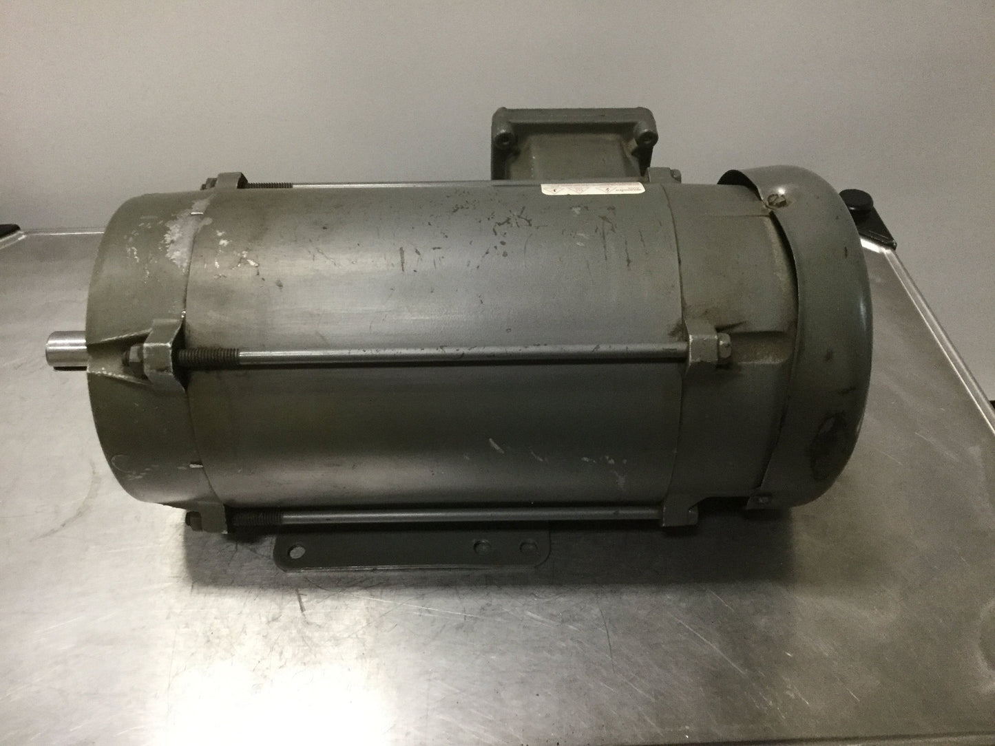Used Baldor IDXM7034T AC Motor, 1.5HP, 2700RPM, 145TC Frame, 7/8" Shaft, 230/460AC