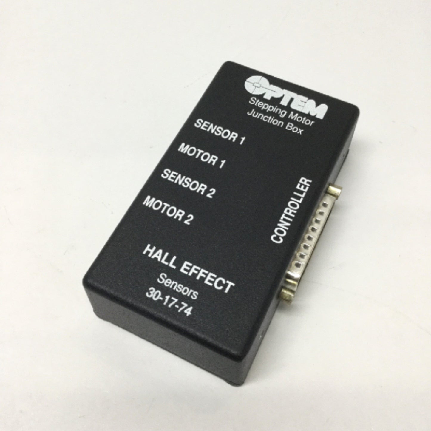 Used Optem 30-17-74 Stepping Motor Junction Box Motorized Zoom Focus Lens Controller