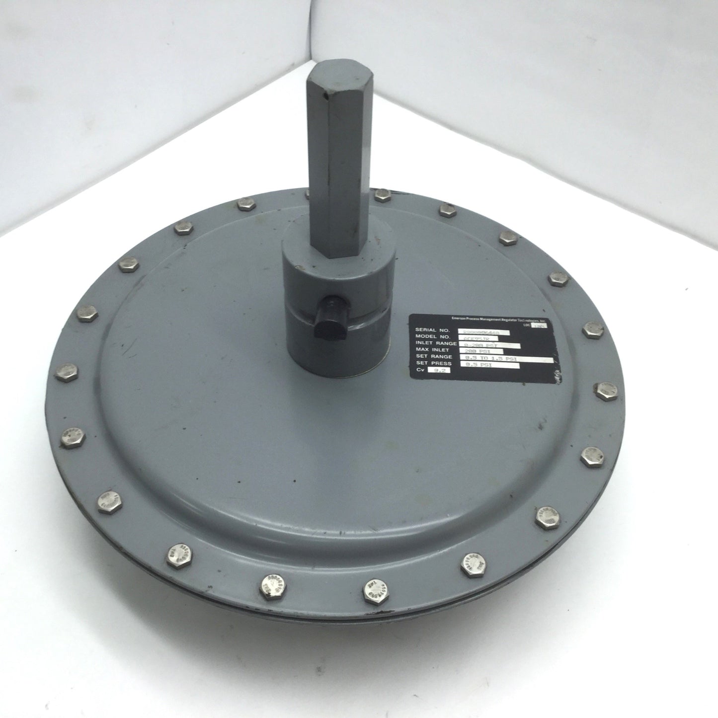 Used Emerson Fisher Type ACE95JR Tank Blanketing Valve 1/2" NPT In: 200 Out: 1.5 PSIG
