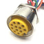 Used Turck RKF 126-1M/14.5/NPT Female Connector, Max Voltage: 600V, Max Current: 7A