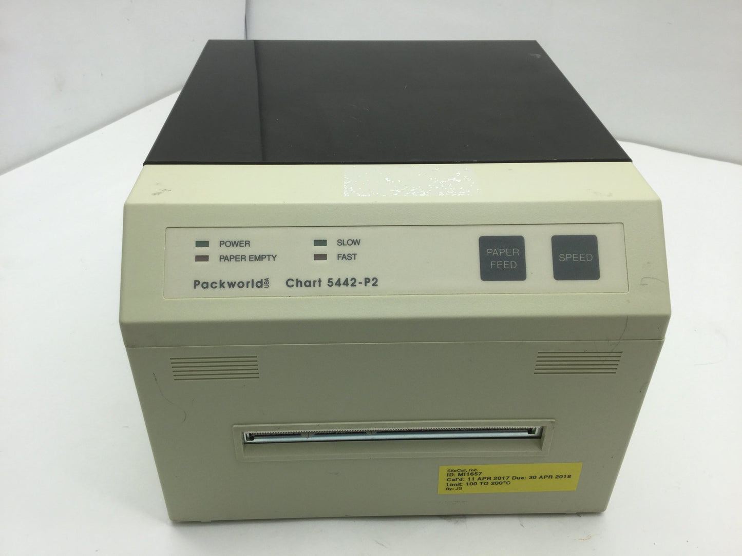 Used Packworld 5442-P2 Paper Chart Recorder From Accu-Temp Heat Sealer
