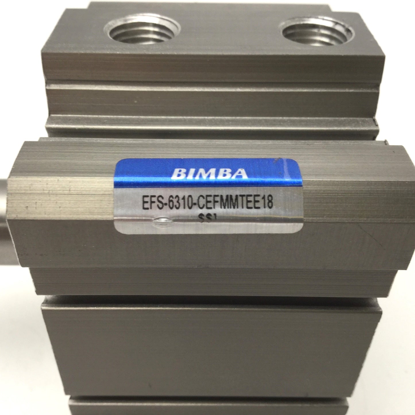 Used Bimba EFS-6310-CEFMMTEE18 Single Acting Pneumatic Cylinder Bore 63mm Stroke 10mm