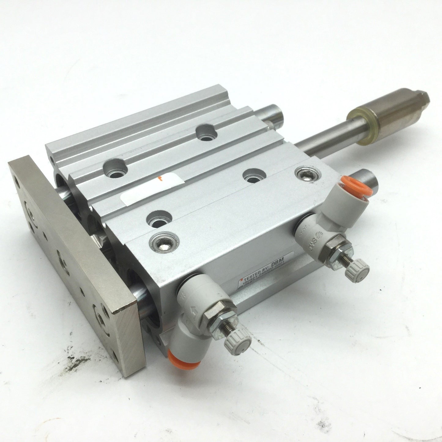 Used SMC MGPL25-50BZ-XC8 Compact Guide Cylinder Adjustable Stroke: 50mm, Bore: 25mm