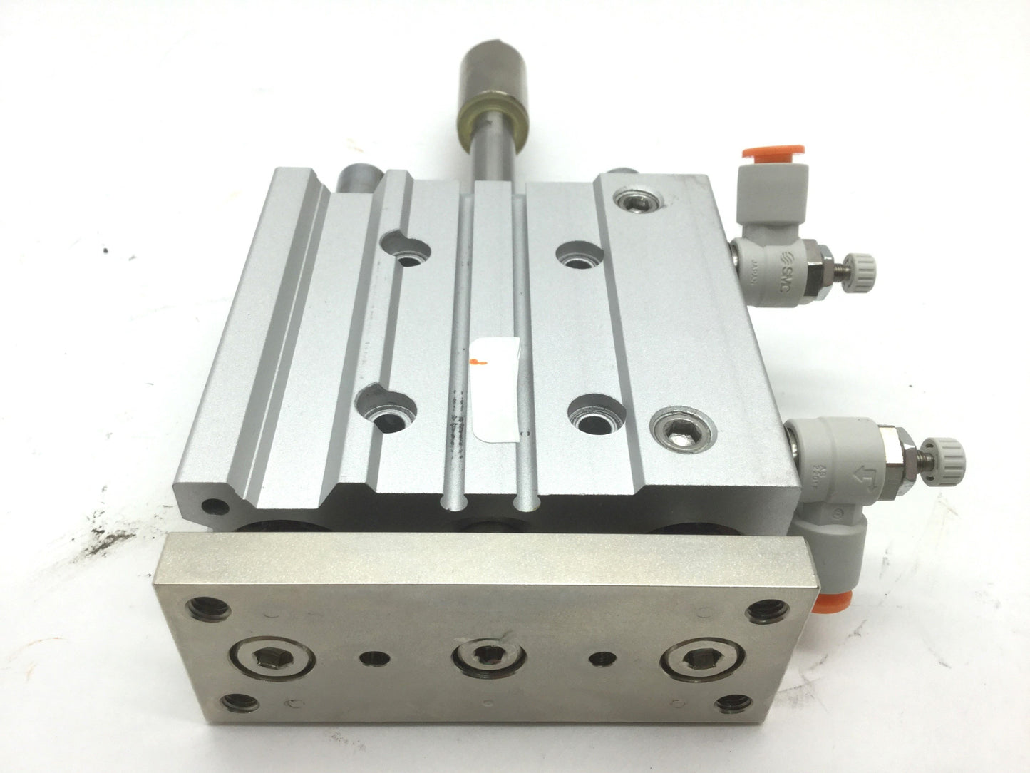 Used SMC MGPL25-50BZ-XC8 Compact Guide Cylinder Adjustable Stroke: 50mm, Bore: 25mm