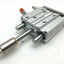 Used SMC MGPL25-50BZ-XC8 Compact Guide Cylinder Adjustable Stroke: 50mm, Bore: 25mm