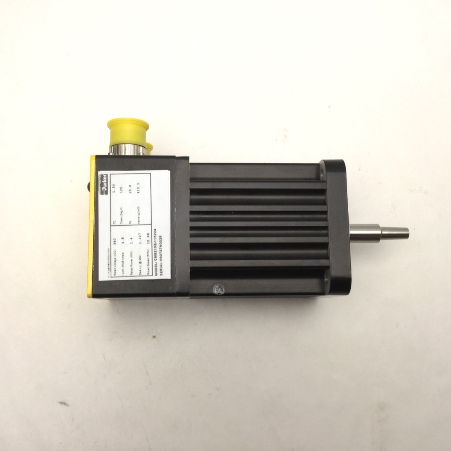 Seller refurbished Parker CM921XE-115224 CNC Spindle Motor 340VDC, 1.4KW, 10,600 RPM, J1 Taper