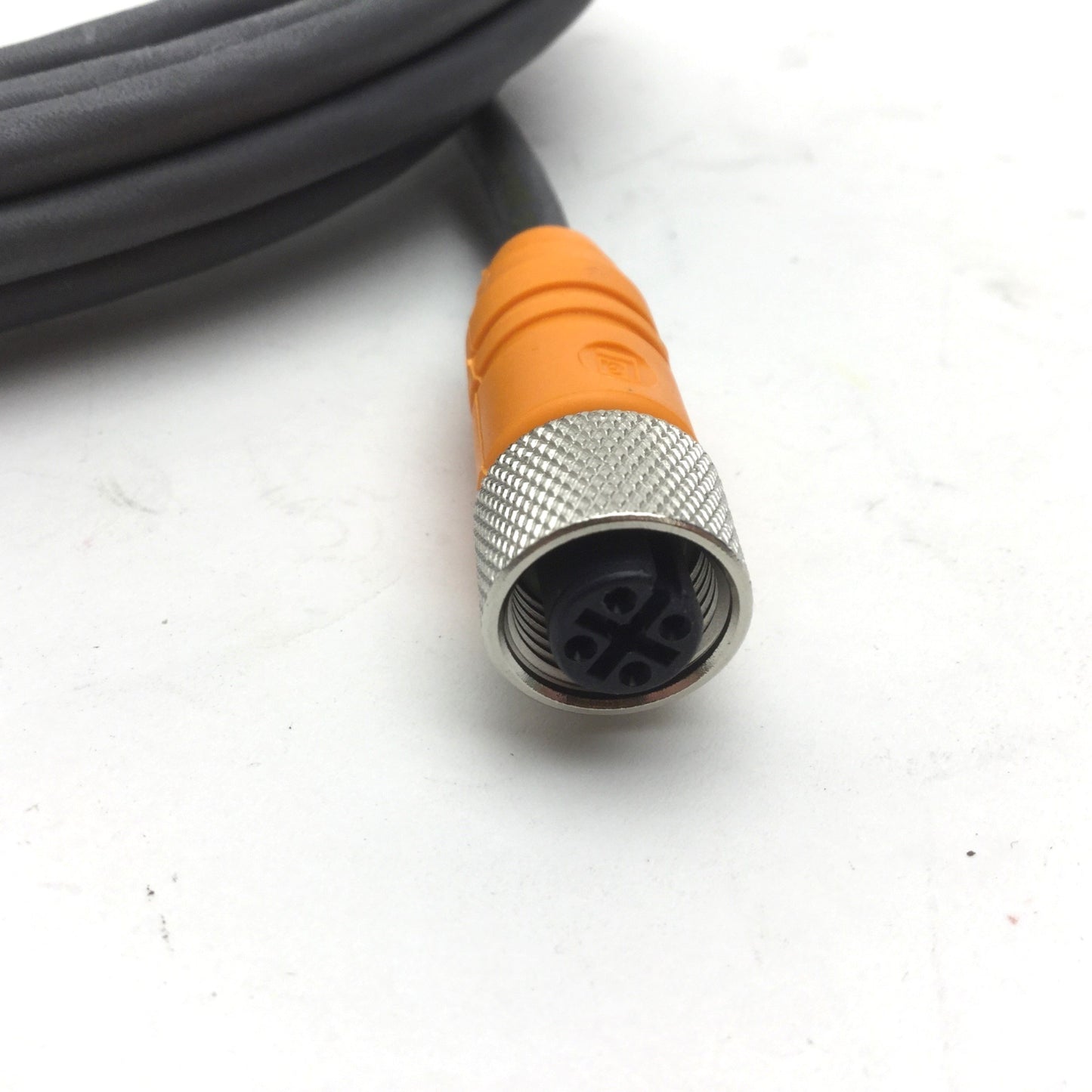 Used Lumberg Automation RKTS 4-288/5 M Cable 4-Pin M12 Female to Flying Leads 5M Long