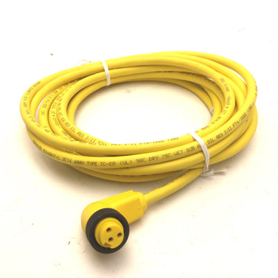 New Lumberg RKW 30-838/5M Cordset, 90°, Connection Size: 7/8" to Flying Leads, 5m