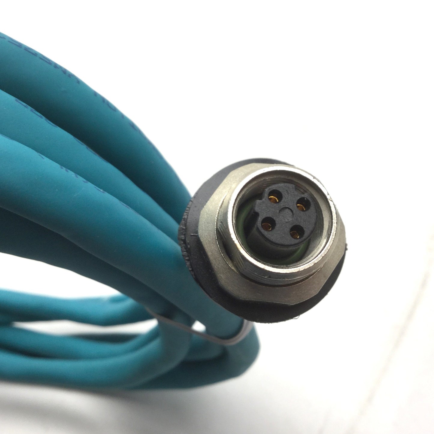 Used Lumberg Automation 0985 YM57530 104/2.5M Industrial Ethernet Cable, 2.5m, CAT 5e