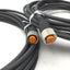 Used Lot of 2 Lumberg RKT 5-228/5 M Cordset, Length: 5m, Number of Pins: 5