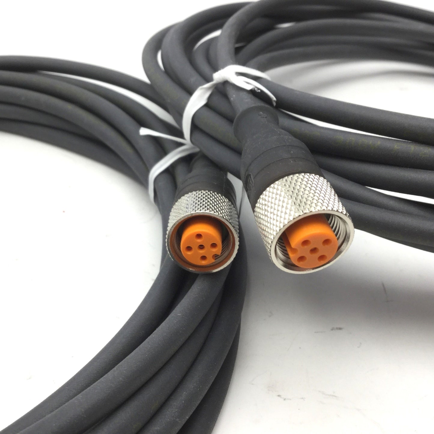 Used Lot of 2 Lumberg RKT 5-228/5 M Cordset, Length: 5m, Number of Pins: 5