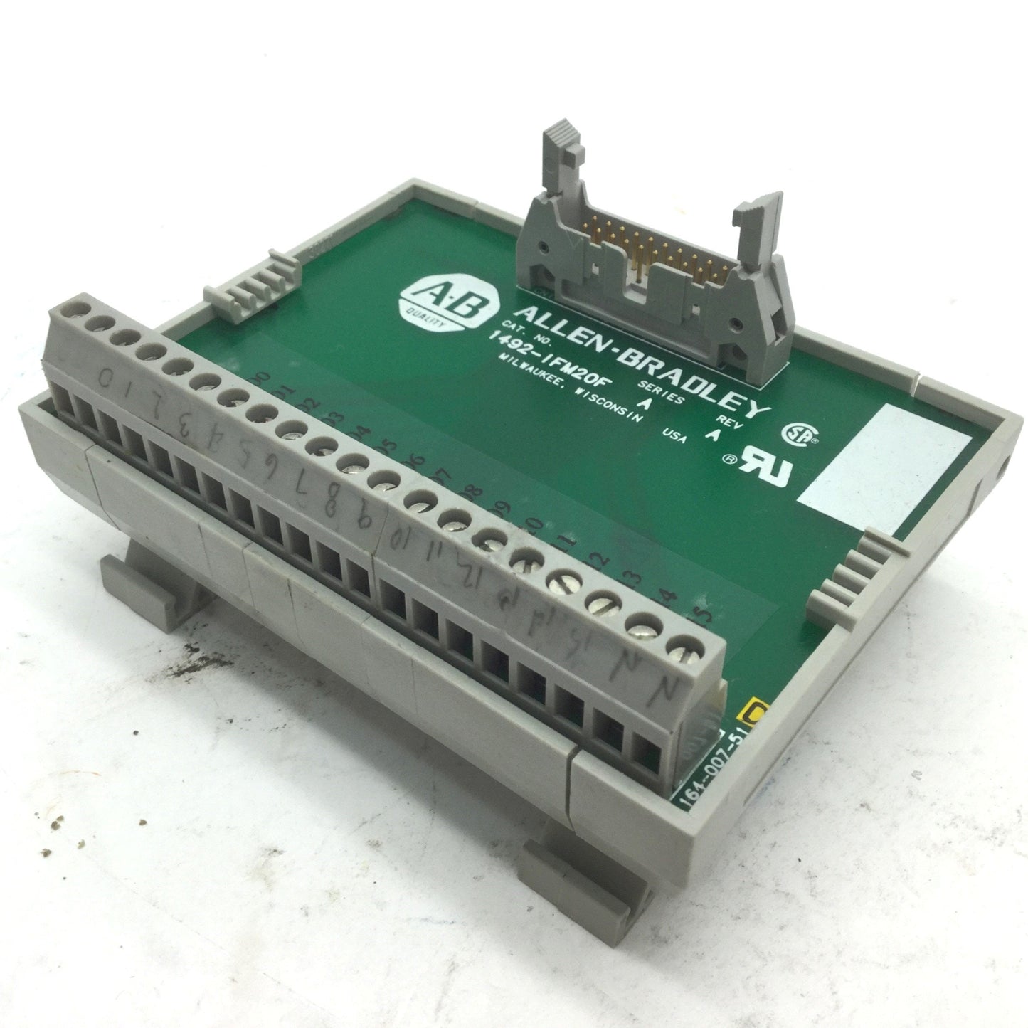 Used Allen Bradley 1492-IFM20F Terminal Block, 20-Pin to Screw Terminals