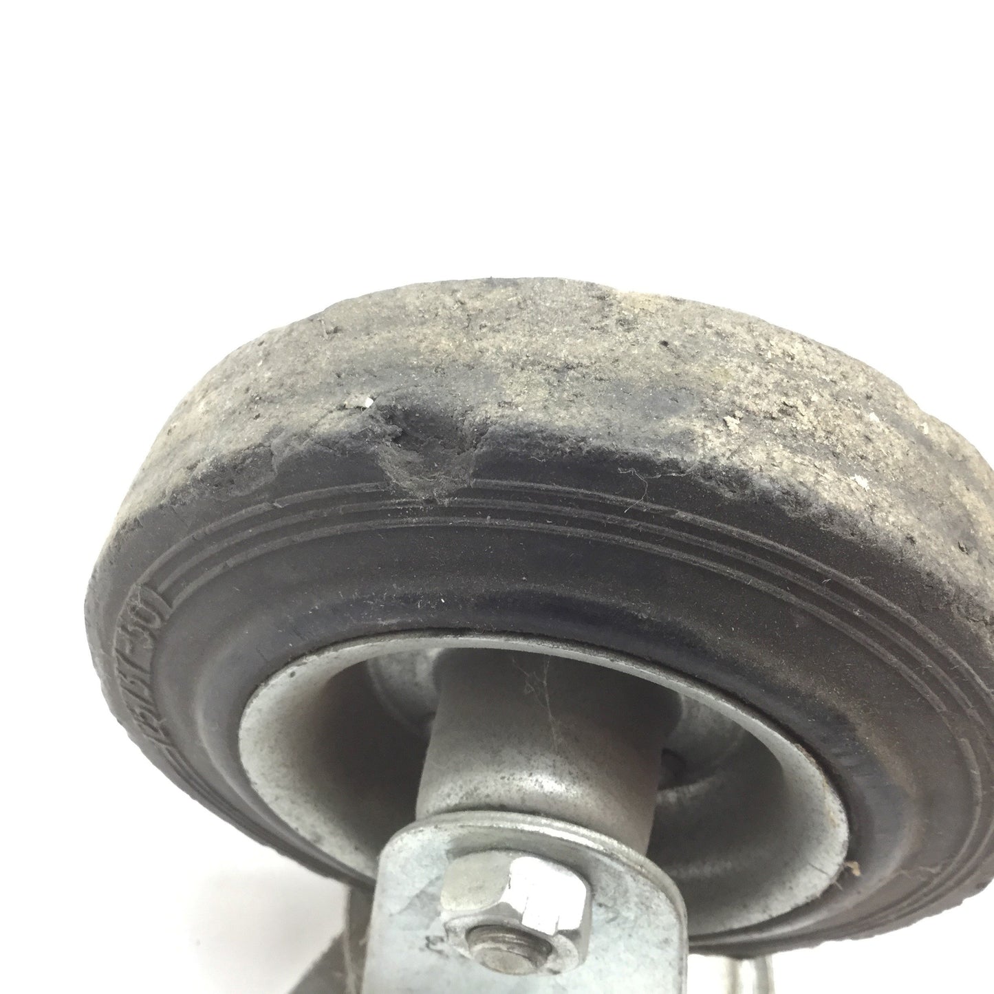 Used Lot of 4 Wicke 125737-50 Swivel Casters, 2x With Brake Lock, *Worn Wheels*