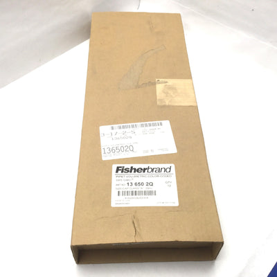 New Case Of 12 Fisher Brand 13-650-2Q Reusable Class A Volumetric Glass Pipets 30mL