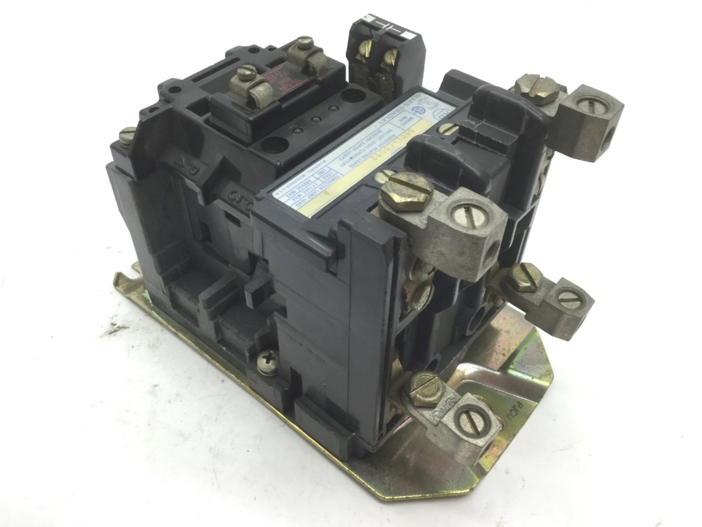 Used Allen Bradley 500L-COD92 Contactor 60A 2-Pole, Coil 120VAC, 595-A Auxiliary