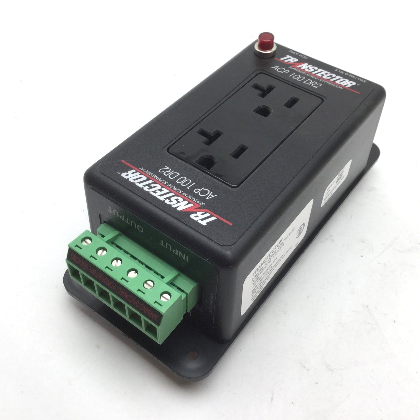 Used Protection Technology Group ACP 100 DR2 Surge Suppression Transtector 120VAC 20A