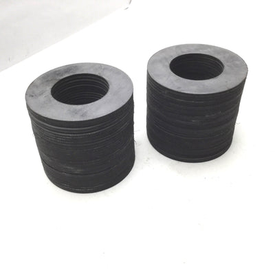 New Lot Of 60 Power Dynamics EPDM Gaskets, 4 3/8" O.D., 2 3/8" I.D., 1/8" Thickness