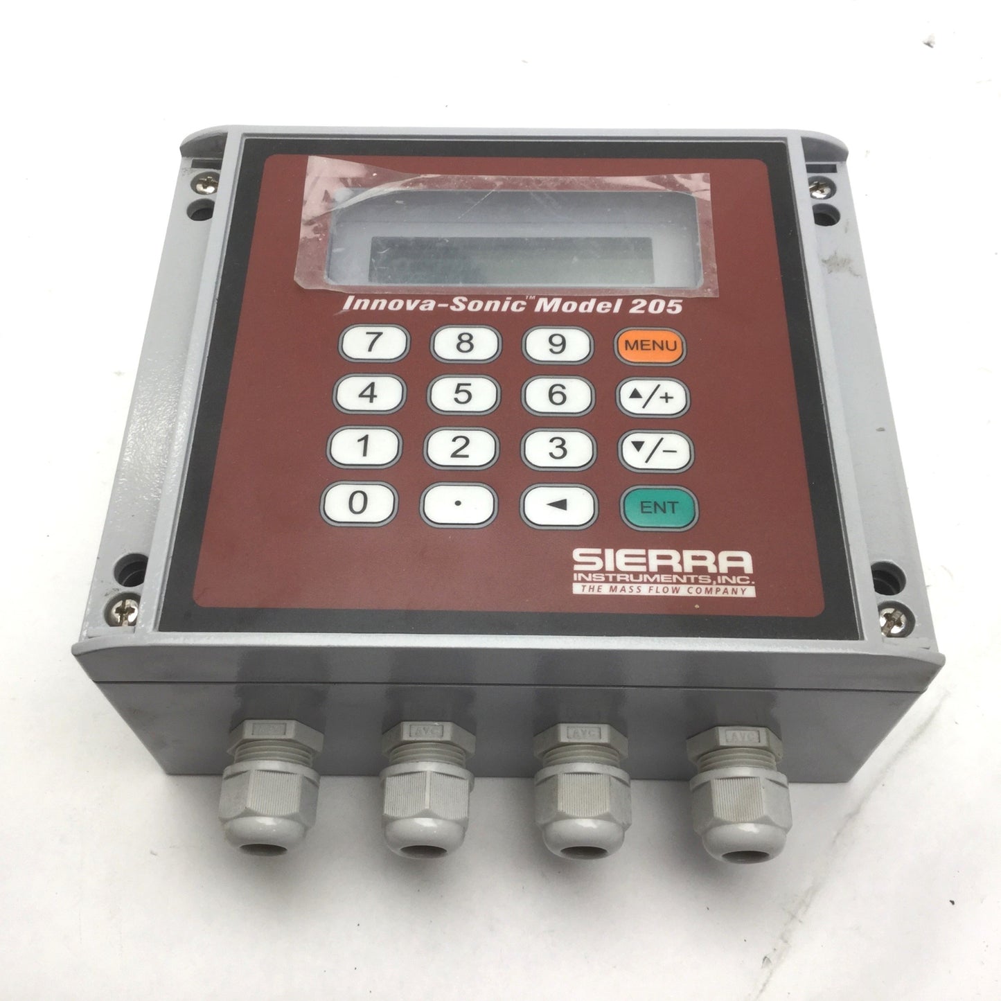 Used Sierra Innova-Sonic Model 205 Ultrasonic Flowmeter 90-245VAC 48-63Hz 5W 10-36VDC