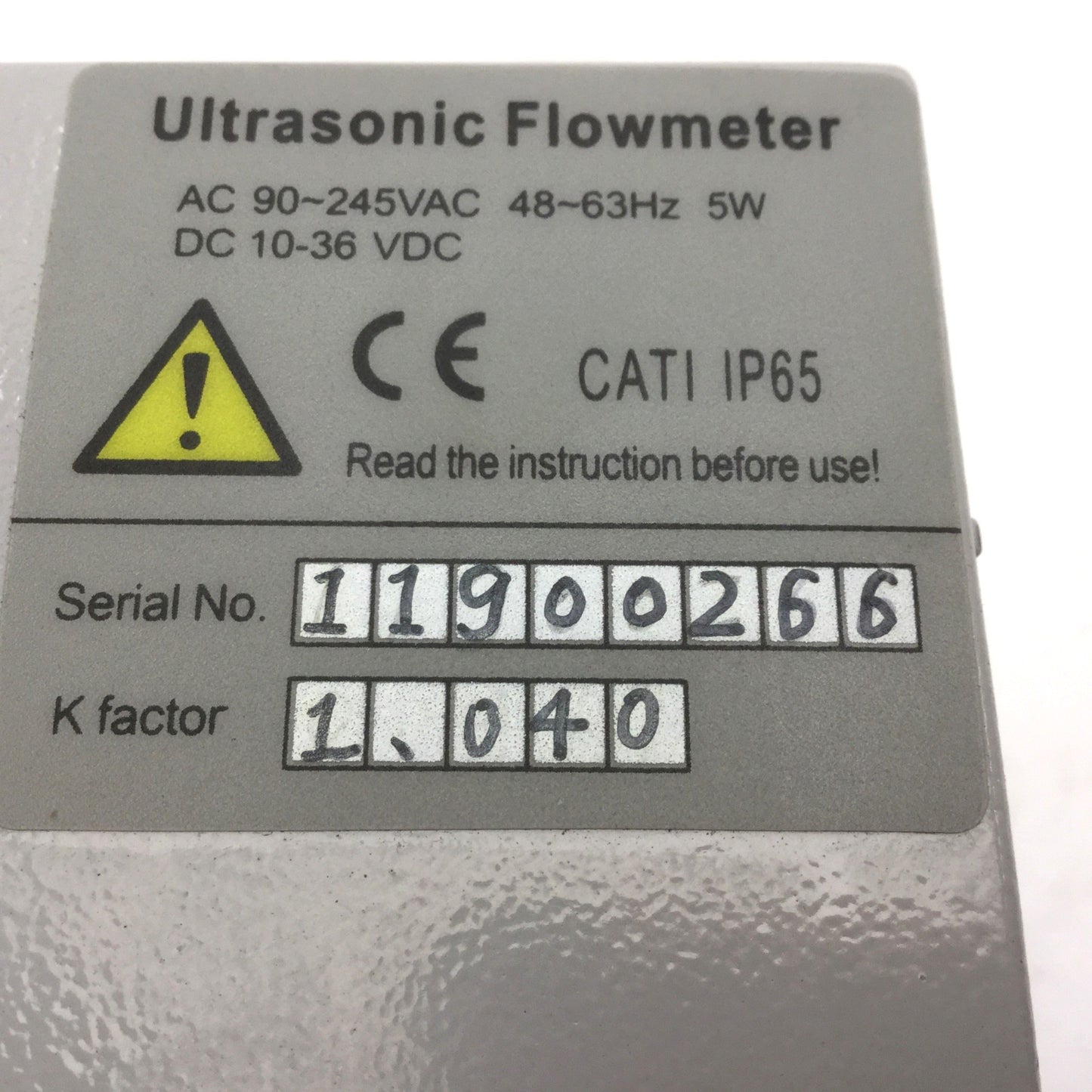 Used Sierra Innova-Sonic Model 205 Ultrasonic Flowmeter 90-245VAC 48-63Hz 5W 10-36VDC