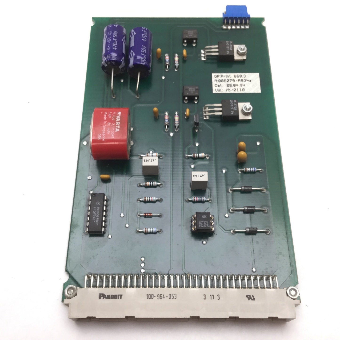 Used Komax 006079/A834a Card for 40T Auto Wire Crimper / Stripper Machine