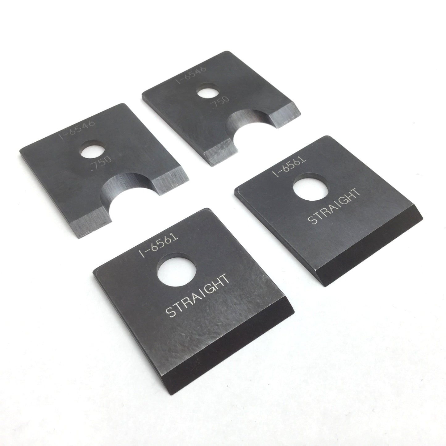 Used Lot of 4 Cutting Teeth I-6546 I-6561 for Komax 40T Wire Crimper/Stripper Machine