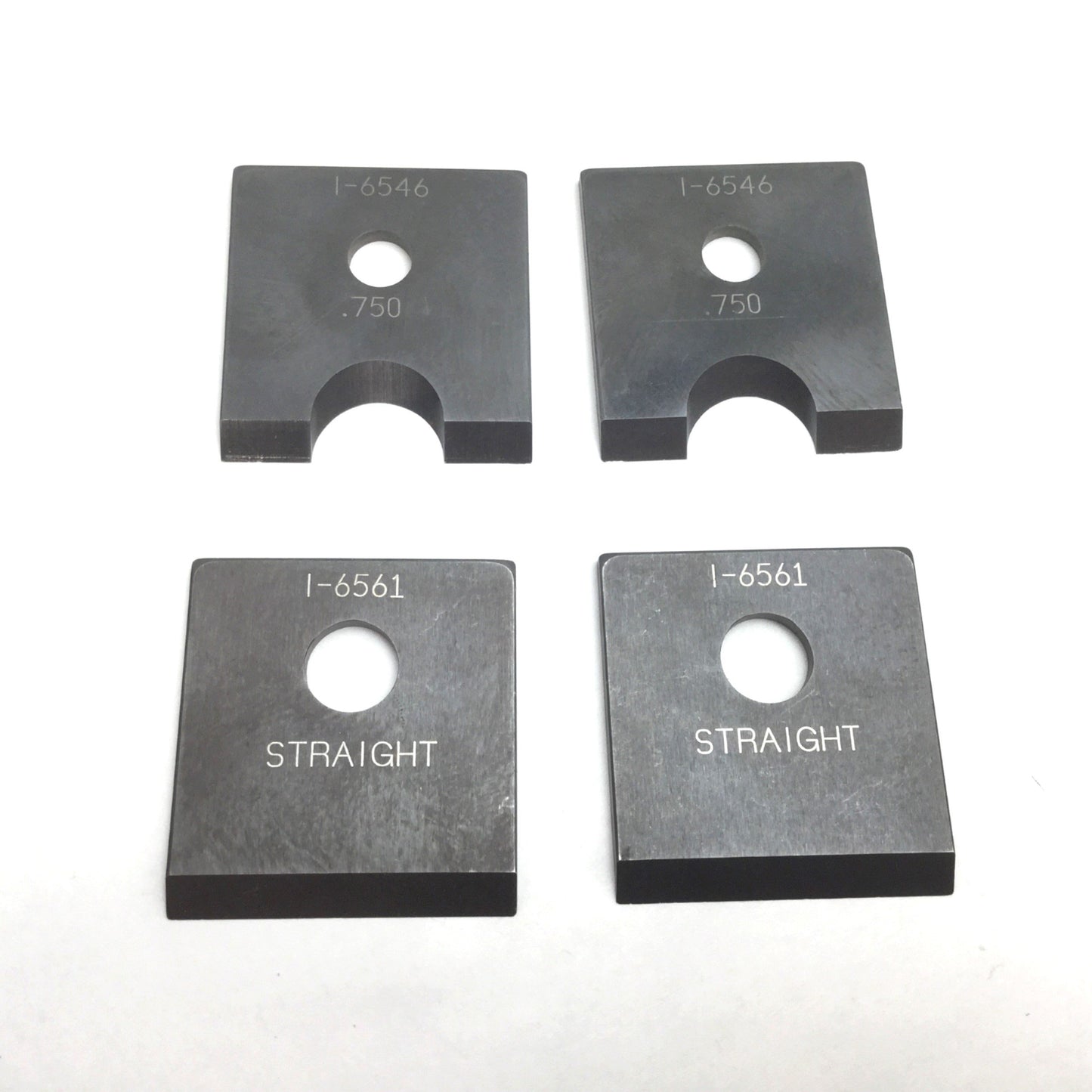 Used Lot of 4 Cutting Teeth I-6546 I-6561 for Komax 40T Wire Crimper/Stripper Machine