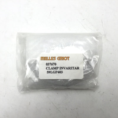 New Melles Griot 59LGP403 Invaritar Clamp Telecentric Lens Mounting Bracket, 54mm ID