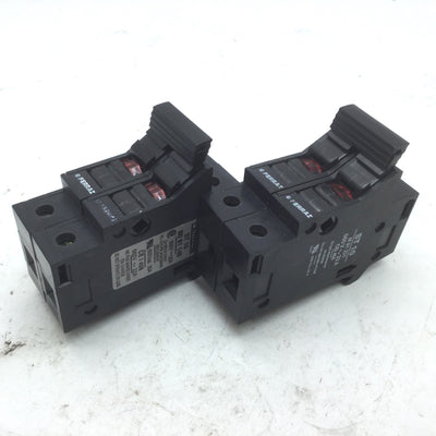 Used  Ferraz ST 10 M 81 224 & ST 10 B0 81 145 Fuse Holders, Rating 600V 30A 2 Pole