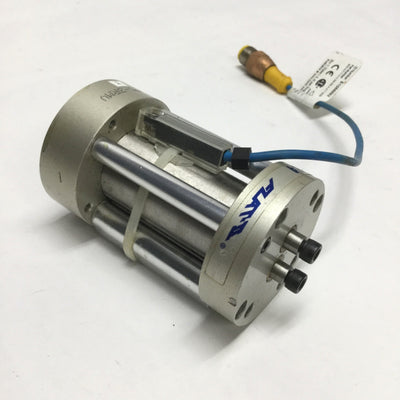 Used Bimba FT-091.25-3RMV Flat-II Air Cylinder, 1-1/4" Stroke, 1-1/16" Bore w/ Switch