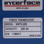 Used Interface SMT2-225 Load Cell, 225lbf, S-Type, Excitation: 15VDC Output: 2mV/V