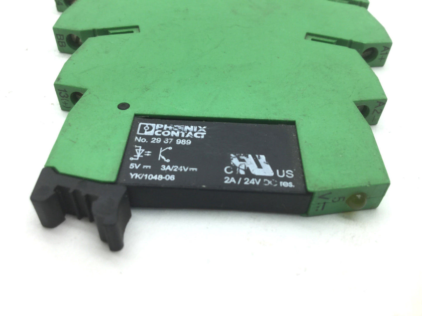 Used Phoenix Contact 2967989 Solid State Relay PLC-BSC-5DC/1/ACT Base 6A 250V 240VAC