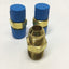 New Lot of 3 SSP J8-8CB Brass Hydraulic Tube to Male Pipe Fittings 1/2" NPT x JIC -8