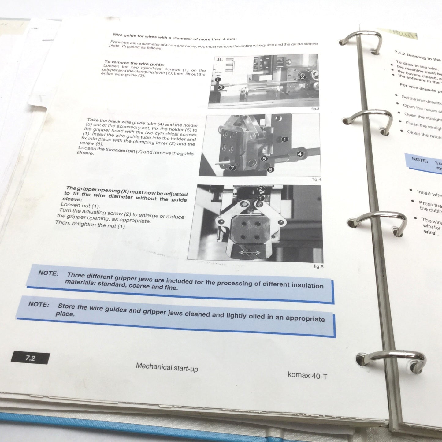 Used Operating Instructions Manual for Komax 40T Auto Wire Crimper / Stripper Machine