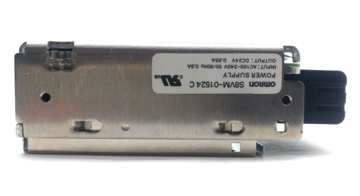 Used Omron S8VM-01524C Power Supply Out: 24VDC 0.65A In: 100-240VAC *Missing Cover*