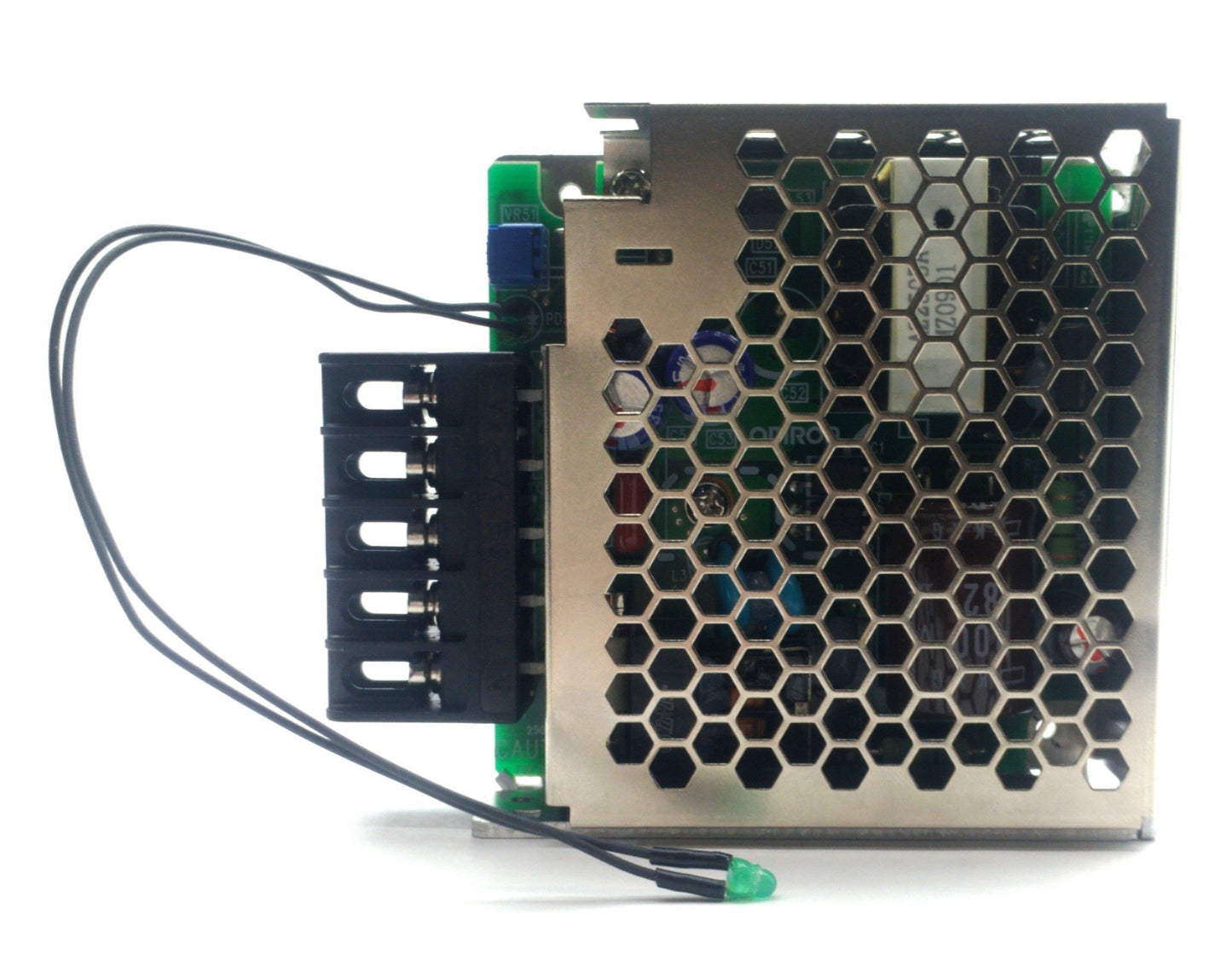 Used Omron S8VM-01524C Power Supply Out: 24VDC 0.65A In: 100-240VAC *Cover & LED*