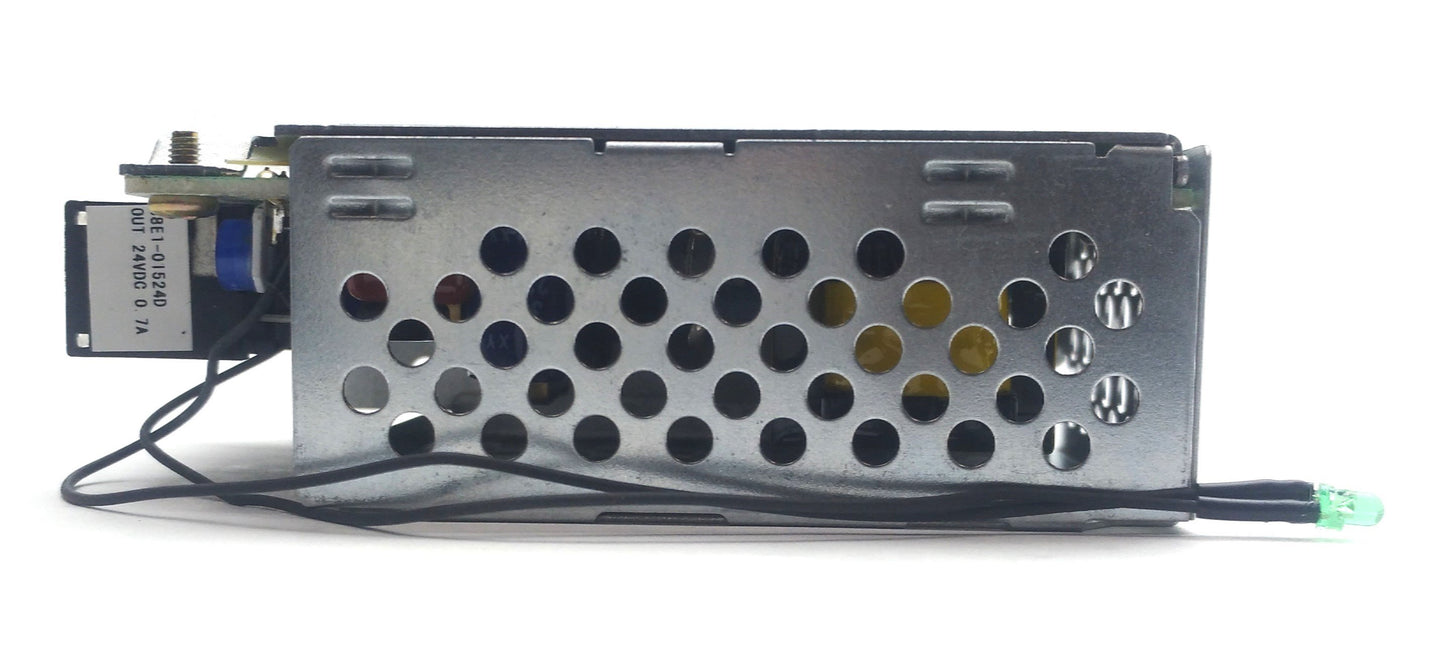 Used Omron S8E1-01524D Power Supply Out: 24VDC 0.7A In: 100-240VAC *Cover & LED*