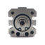 Used SMC NCDQ8A075-400 Compact Air Cylinder, 4" Stroke, 3/4" Bore, 200PSI Max