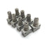 Used Lot of 8 SMC AS1000 In-Line Flow Control Valve, Ports: M5x0.8, Pressure: 1MPa